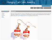 Tablet Screenshot of hungrycatcafejewelry.com